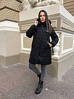 Куртка зимняя женская теплая с капюшоном оливковая плащевка S, M, L, XL, 2XL, 3XL, 4XL | Куртка женская зима