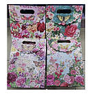 Пакет-сумка подарункова паперова S "Shining flowers" 19*26.5*9см Stenson (YM01038-S) [Склад зберігання: Одеса №3]