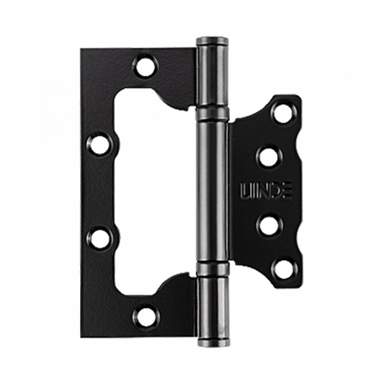 Дверні петлі HB-100 2BB Black BLACK - чорний STEEL HB-100 Black LINDE Китай, фото 1