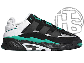 Чоловічі кросівки Adidas Niteball Black Green White (с мехом) ALL13559