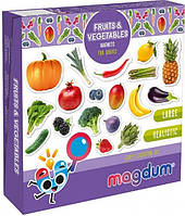 Набор магнитов Magdum "Фрукты и овощи" ML4031-15 EN Toyvoo Набір магнітів Magdum "Фрукти і овочі" ML4031-15 EN