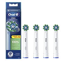 Насадки Oral-B Cross Action Pro White EB50 (4 шт) сменные насадки орал би на зубную электрощетку браун белые