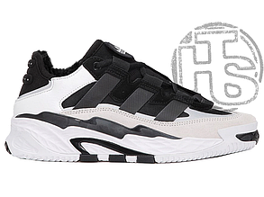 Жіночі кросівки Adidas Niteball White Black (с мехом) ALL13561