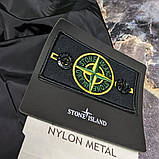 Чоловіча зимова куртка Stone Island CK4637 чорна, фото 6