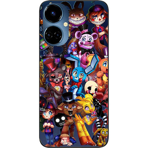 Силіконовий чохол Case для Tecno Camon 19 (CI6n) / 19 Pro (CI8n) з картинкою Роботи аніматроніки, фото 1
