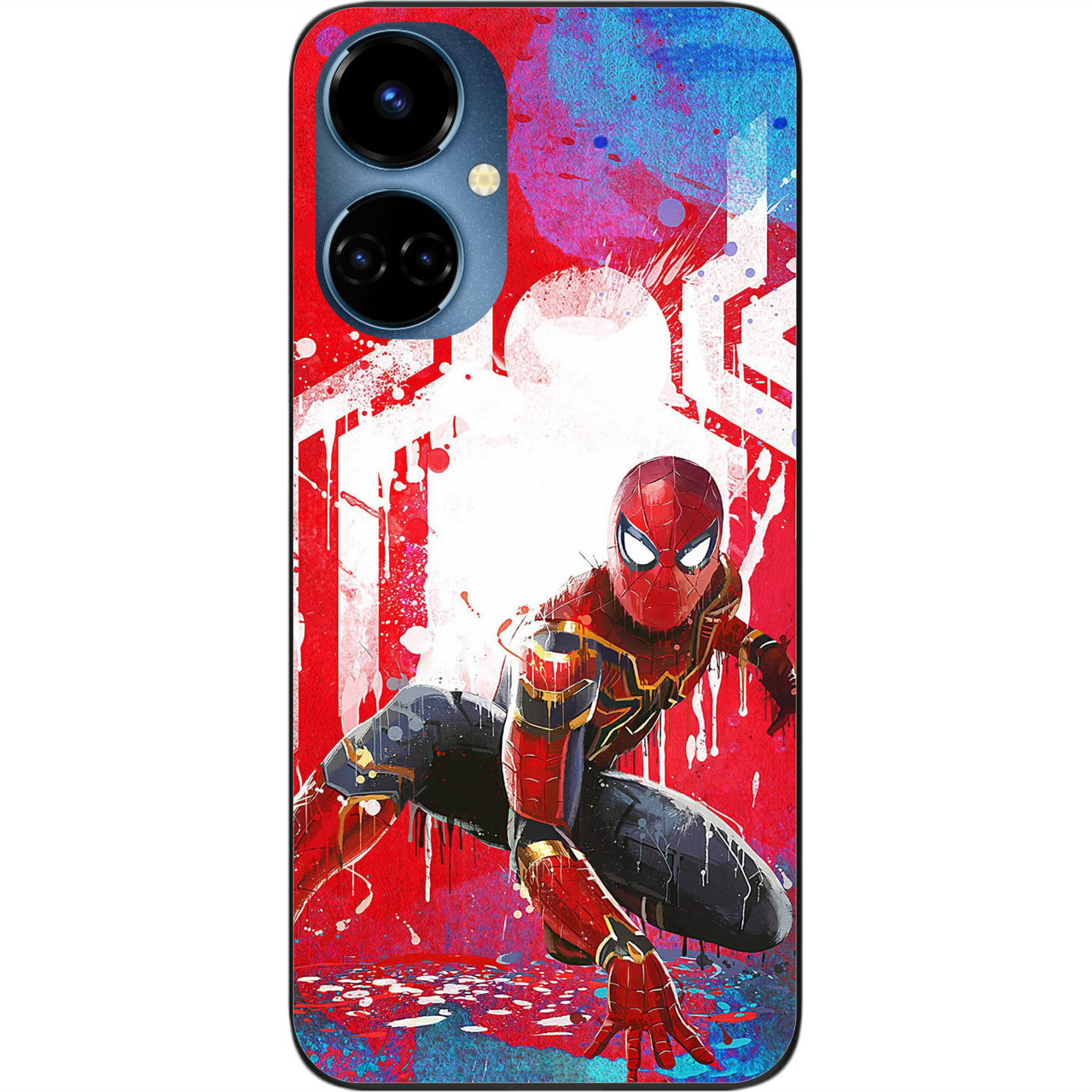 Силіконовий чохол Case для Tecno Camon 19 (CI6n) / 19 Pro (CI8n) з картинкою Spider-Man