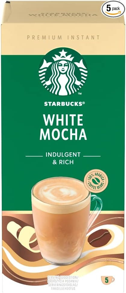 Кава Starbucks Premium Instant White Mocha 5 x 24g
