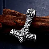 Кулон оберіг - Сокира Вікінгів. Молот Тора - Мьольнір, фото 3