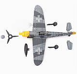Модель літака BF-109 German fighter 20*18CM (сірий), фото 2