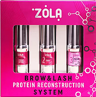 Набор для ламинирования ZOLA Brow&Lash Protein Reconstruction System