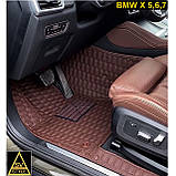 3D Килимки BMW 7 F01/02 (2008-2015) Шкіряні килимки БМВ 7 Ф01 Ф02, фото 7