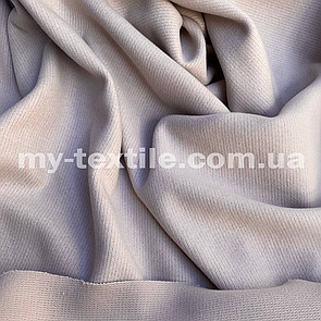 Трикотаж Ангора рубчик з в'язкою тепла Бежевий