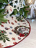 Гобеленова спідничка під ялинку Новорічна 90 см., фото 4