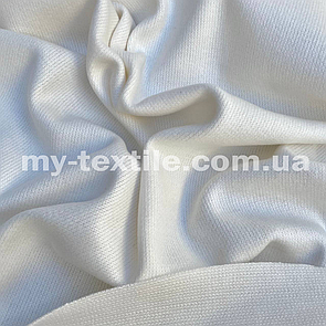 Трикотаж Ангора рубчик з в'язкою тепла Молоко