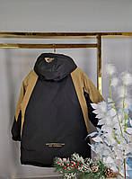 Куртка зимняя TH&TY для подростка 12-18 лет арт.1478, Коричневый, 158
