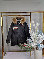 Куртка зимняя TH&TY для подростка 12-18 лет арт.1480, Бежевый, 158