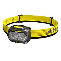 Налобний ліхтар із універсальним живленням Nitecore UT27 NEW 800 Lumen (3xAAA, USB-C)