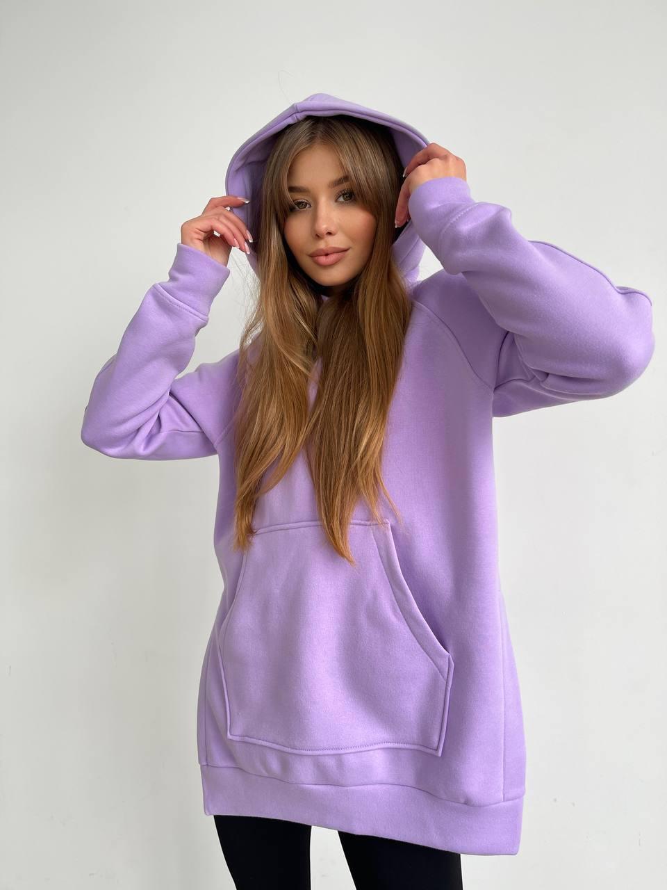 Купить Худи женское трехнитка на флисе универсал 42-46 (3 цв.) "IZOTOVA ...