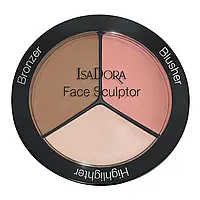 Палетка для скульптурирования лица IsaDora Face Sculptor 01 - Warm Peach