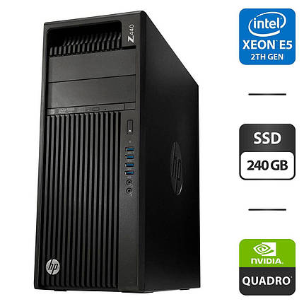 Робоча станція HP Z440 MT/ Xeon E5-2690 v4/ 32 GB RAM/ 240 GB SSD/ Quadro K2200 4GB/ 700W, фото 1