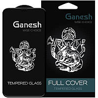 Защитное стекло Ganesh (Full Cover) для Apple iPhone 11 Pro / X / XS (5.8") Черный