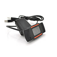 Вебкамера з гарнітурою Merlion F37, 720p, пласт. корпус, Black, OEM