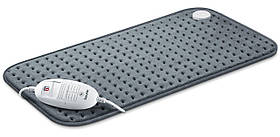 Beurer Електрогрілка, від мережі, 60х30см, 100Вт, 3 режими, мікроволокно, сірий