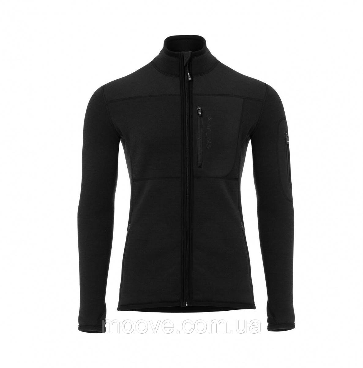 Aclima Куртка чол. Aclima FleeceWool 250 Jacket Jet Black M, фото 1