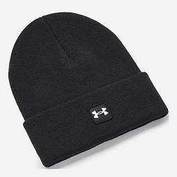 Шапка Under Armour UA Halftime Cuff чорний, білий Чол OSFM 1373155-001