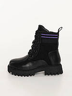Ботинки для девочки цвет черный ЦБ-00232395