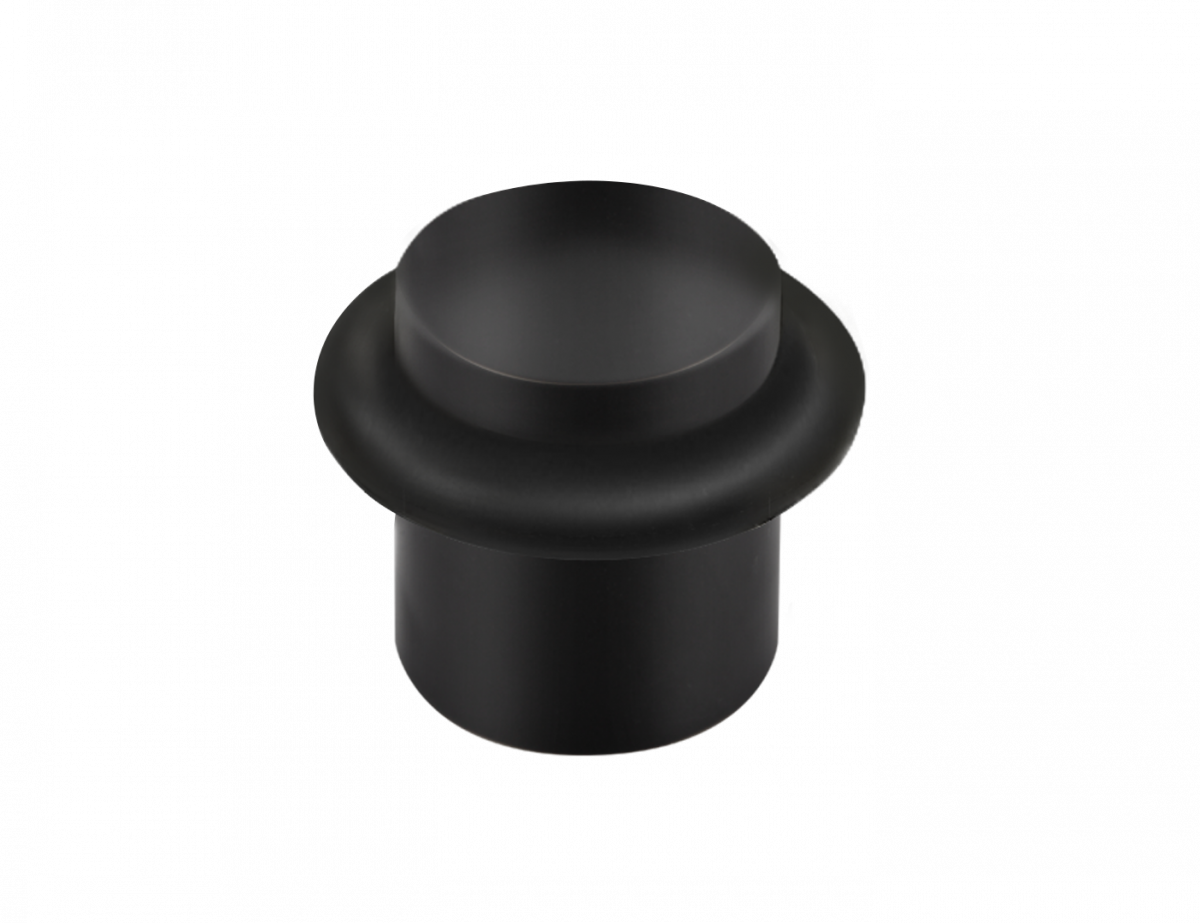 Стопор дверний M-25 BLACK - матовий чорний ZAMAK M-25 BLACK MVM Китай