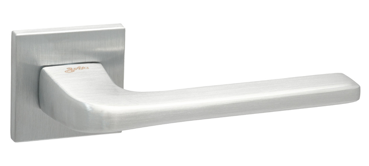 Дверні ручки COMFY HS LT SC - матовий сатин хром ALUMINIUM 68588 SAFITA Китай