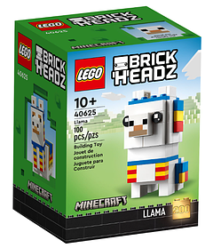 Конструктор LEGO BrickHeadz Minecraft Лама 100 деталей (40625)