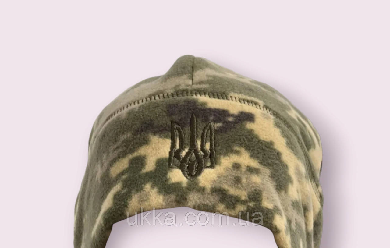 Шапка флісова підшоломник піксель герб