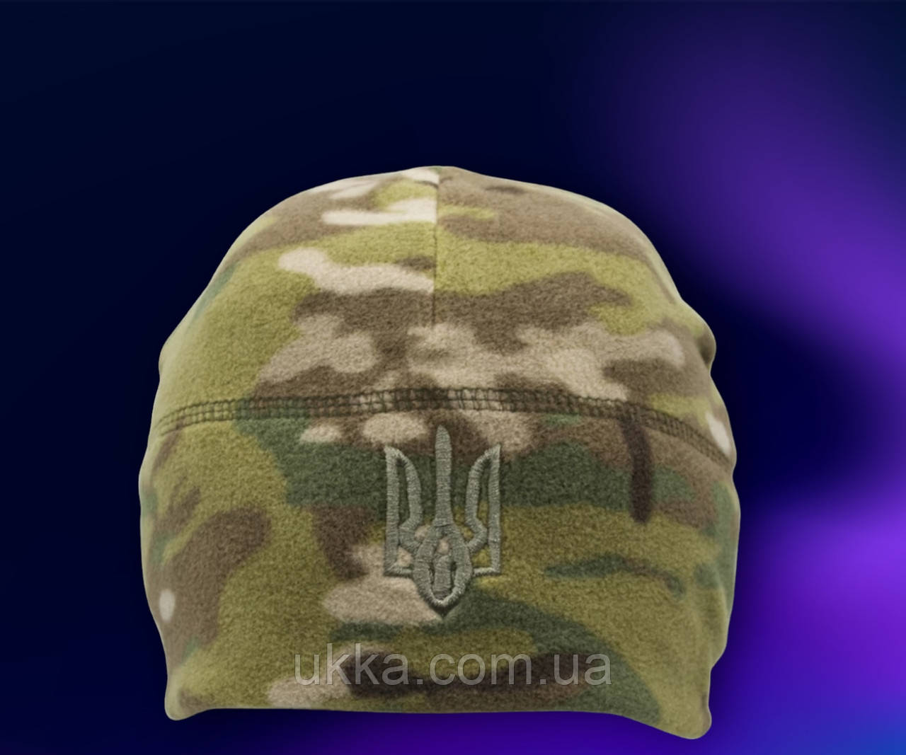 Шапка флісова підшоломник мультикам герб