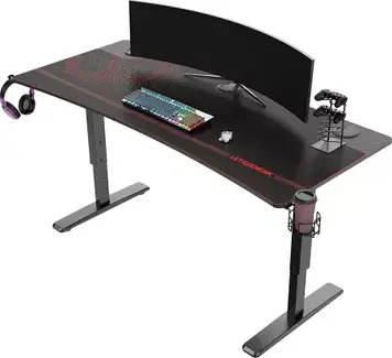 Геймерський ігровий стіл ULTRADESK Cruiser Black