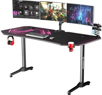 Геймерський ігровий стіл ULTRADESK Frag XXL Pink