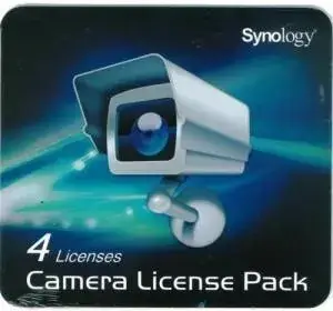 Ліцензія на 4 IP-камер Synology Nvr