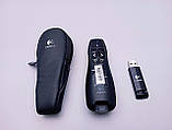 Комплект клавіатура з мишею Б/У Logitech Wireless Presenter R400 Black USB, фото 3