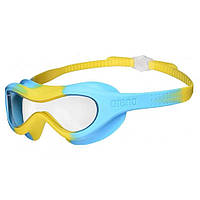 Очки-маска для плавания SPIDER KIDS MASK Arena 004287-102 голубой, желтый Дит OSFM, World-of-Toys