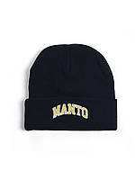 Шапка MANTO beanie VARSITY black