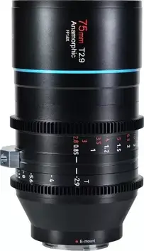 Об'єктив Sirui Anamorphic Lens 1.6x Full Frame 75mm T2.9 Canon RF, Anamorphic Video Lens