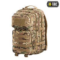 Армейский M-TAC рюкзак LARGE ASSAULT PACK MC. Рюкзака М-Так большой камуфлированный с мягкой набивкой у спины