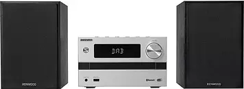 Музичний центр Hi-Fi Kenwood M-720DAB сріблясто-чорний