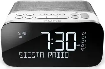 Радіоприймач / годинник PURE Siesta S6 Білий