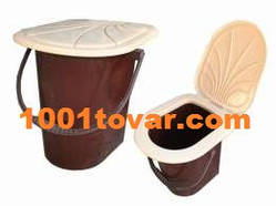 Відро-портативний туалет (відро-унітаз), біотуалет