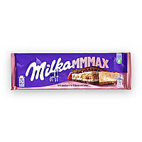 Шоколад молочный MILKA MMMAX клубничный чизкейк strawberry cheescake 300г