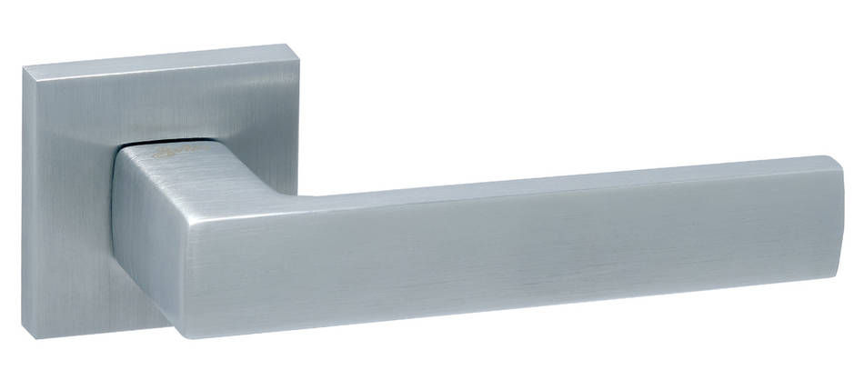 Дверні ручки STRONG HT 249 R64 SC - матовий хром ZAMAK 62285 SAFITA Китай, фото 1