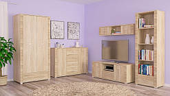 Набір меблів для вітальні No1 Грес (Мебель-Сервіс) дуб самоа