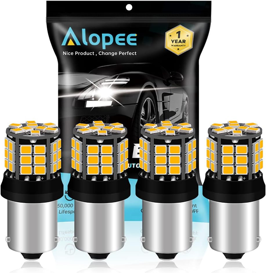 Alopee, 4 шт. світлодіодні автомобільні змінні ліхтарі для покажчиків повороту, мигалка